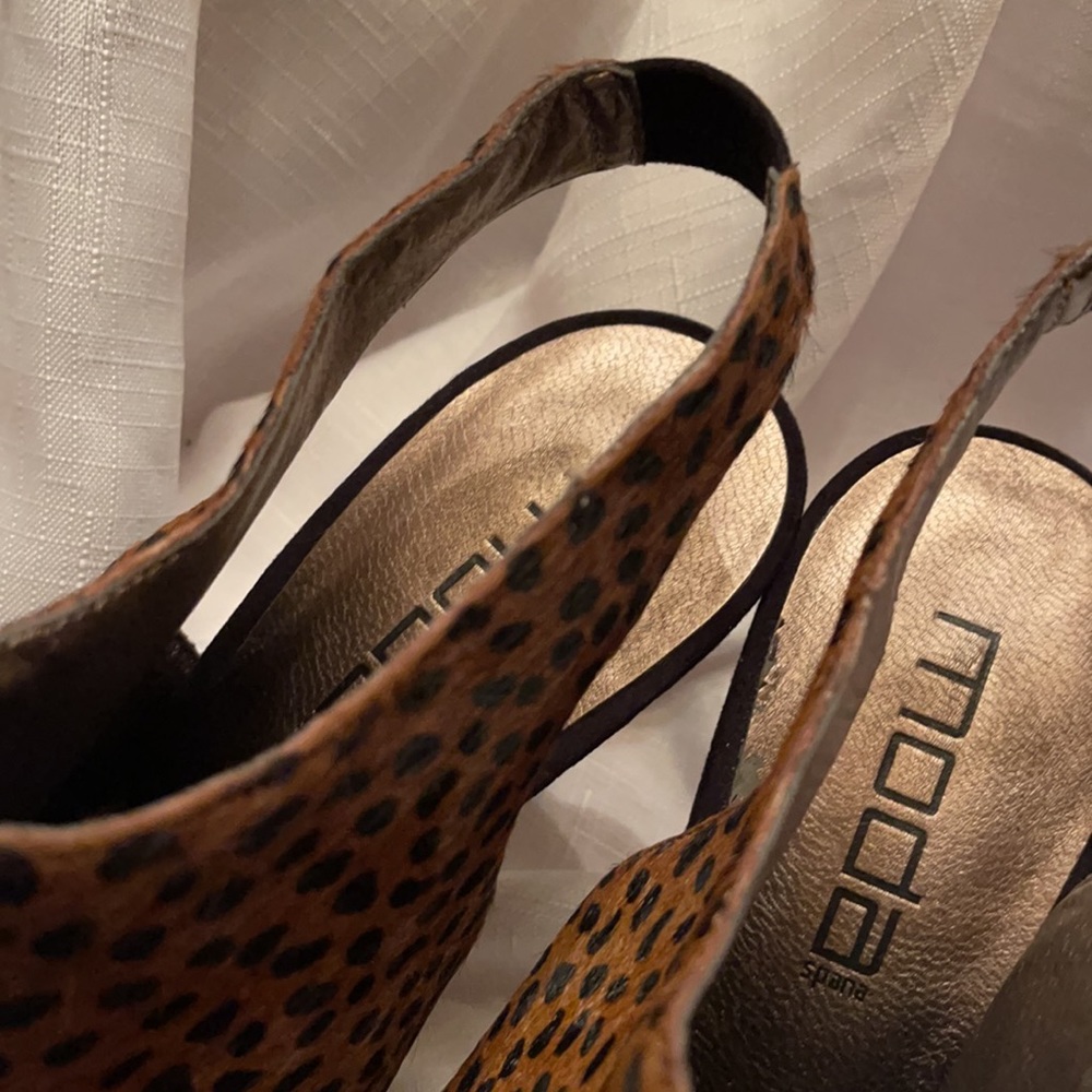 Moda leopard shoe size 10M - Picture 3 of 6